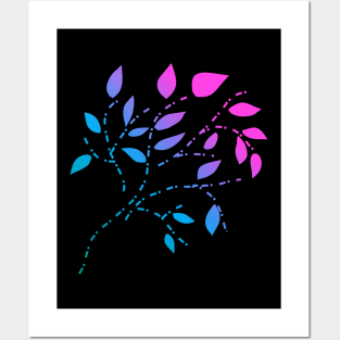 Fantasy flower vector Posters and Art